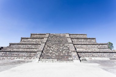 Tapınak Plaza de la Luna Meydanı Teotihuacan, Meksika, Kuzey Amerika