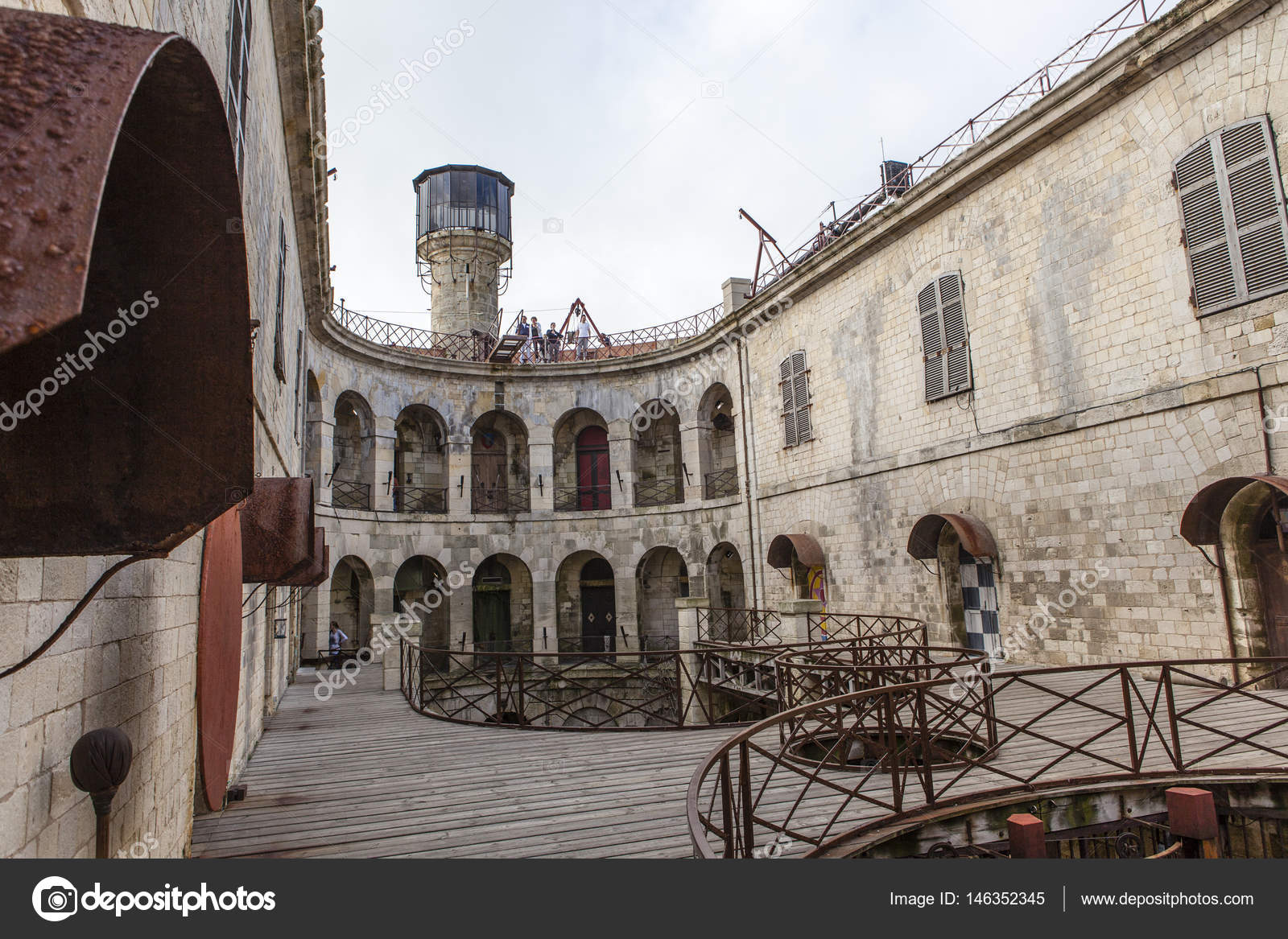 Fort Boyard, eine Festung in den Atlantik in Frankreich, Europa ... Fort Boyard, eine Festung in den Atlantik in Frankreich, Europa ...