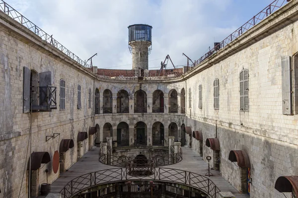 Fort Boyard, une forteresse dans l'océan Atlantique en France, Europe — Photo