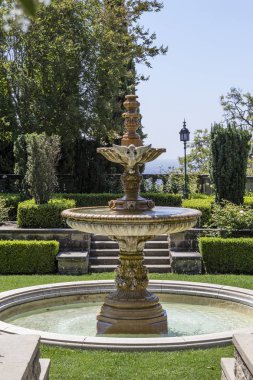 Parkta Greystone köşkün Beverly Hills, Los Angeles, California, Amerika Birleşik Devletleri