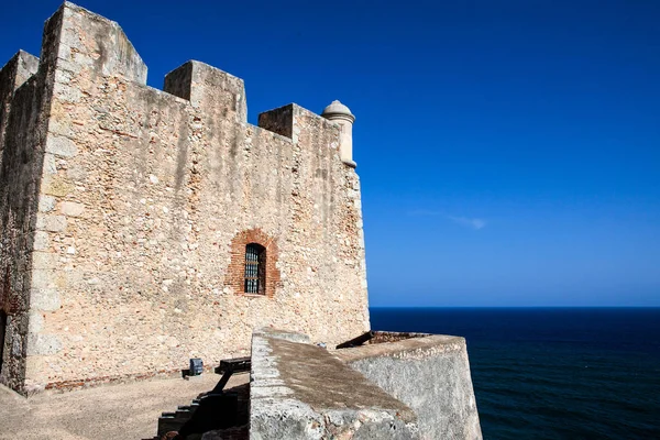 Colonial Spanish Fortress Castillo San Pedro Roca Santiago Cuba Cuba — Stock Photo, Image