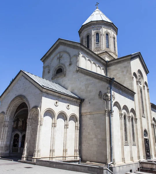 Facade af Kashveti kirken Saint George i Tbilisi, Georgien - Stock-foto