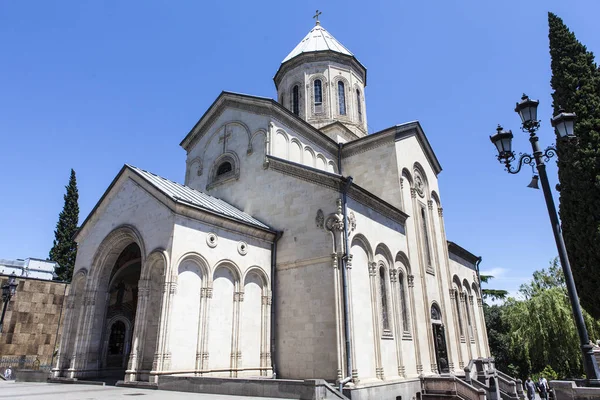 Fachada Iglesia San Jorge Kashveti Tiflis Georgia — Foto de Stock
