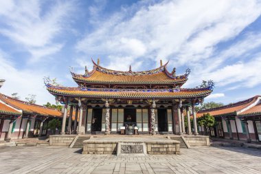 Taipei, Tayvan (Asya Konfüçyüs Tapınağı avlusu)