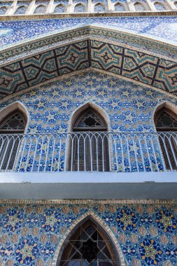 Eski şehirde (Abanotubani bölgesi), Juma Camii cephe Tiflis, Gürcistan (Avrupa)