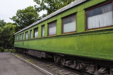 Joseph Stalin 'in Gori, Georgia' daki kişisel tren vagonu. 