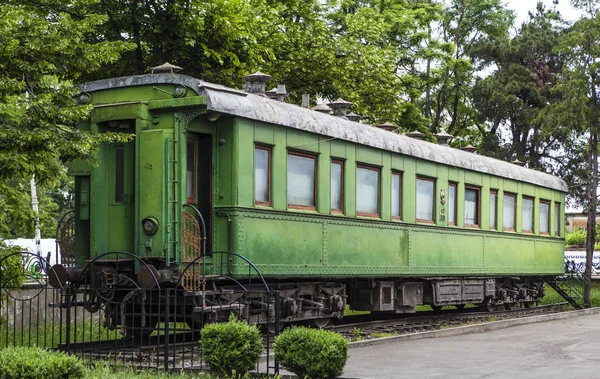 Vagão de trem pessoal de Joseph Stalin em Gori, Geórgia — Fotografia de Stock