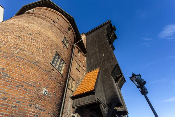 Guindaste em Gdansk, Polonia — Fotografia de Stock