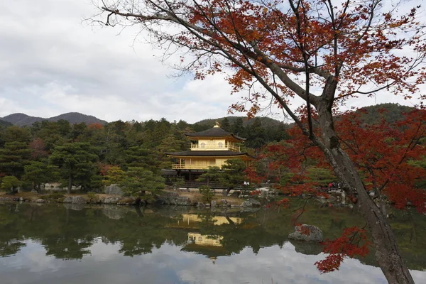 Templo Kinkaku Rokuonji Pavilhão Ouro Templo Budista Zen Kyoto Japão — Fotografia de Stock