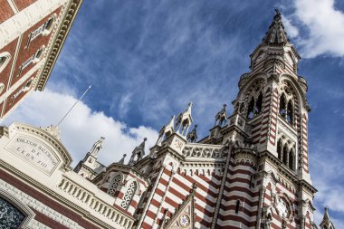 Bogota, Kolombiya, Güney Amerika 'daki Santuario Nuestra Seora de El Carmen Kilisesi