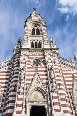 Bogota, Kolombiya, Güney Amerika 'daki Santuario Nuestra Seora de El Carmen Kilisesi