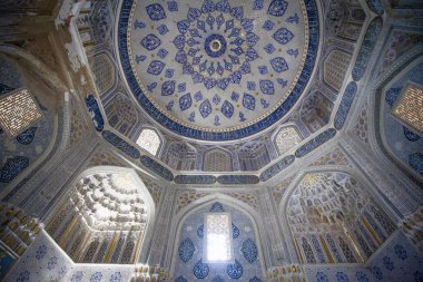 Şirin Beka Oka anıt mezarı, Şah-I-Zinda, Semerkant, Özbekistan - Orta Asya