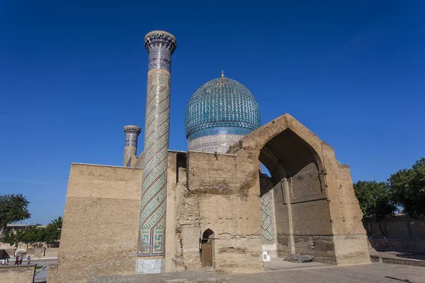 Amir Temur Gur Amir Mausoleum Samarkand Uzbekistan Central Asia — Stock Photo, Image