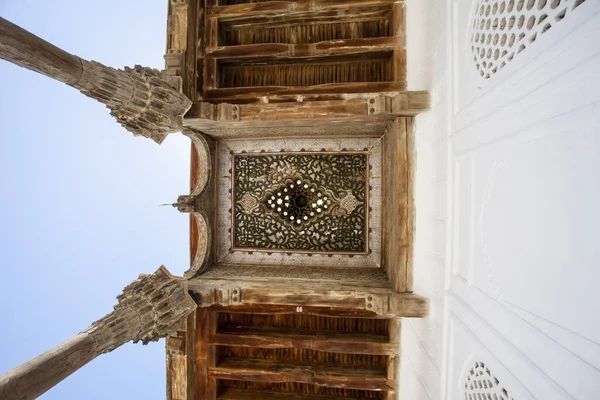 Fasad Bolo Khauz Moskén Buchara Uzbekistan Centralasien — Stockfoto