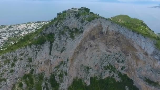 Isla de Capri, Italia Vídeo aéreo — Vídeos de Stock