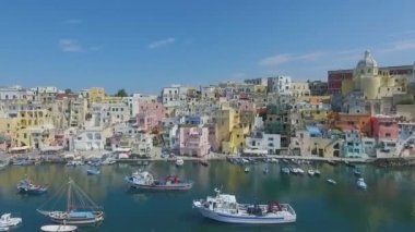 Procida, İtalya Hava video