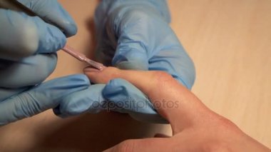 Salon kadın oje Kaldır ile doku yeni manikür çivi