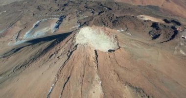 Volkan Teide, Tenerife, Kanarya Adaları 'nın hava manzarası.