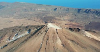 Volkan Teide, Tenerife, Kanarya Adaları 'nın hava manzarası.