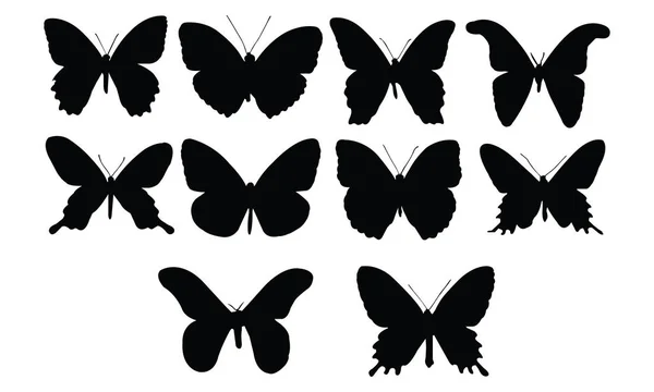 Download set of nine butterfly wings shapes — Stock Vector © Dr.PAS ...