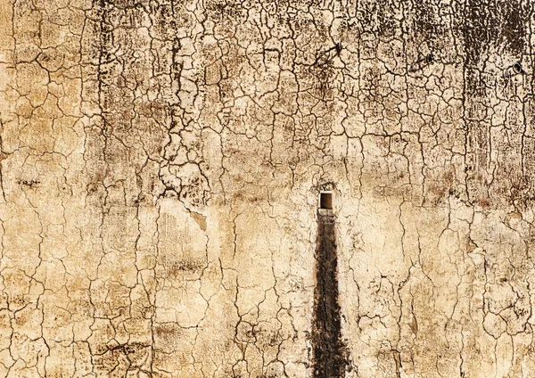 Mancha de agua en una pared en el fuerte de ámbar — Foto de Stock