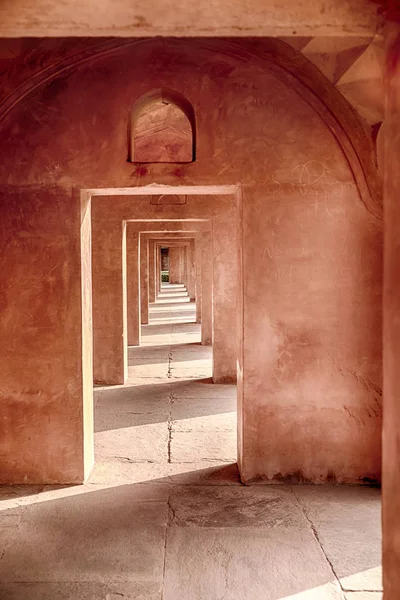 Каменные арки в Тадж-Махале — стоковое фото