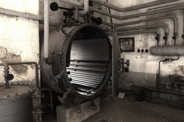 Βιομηχανικός εξοπλισμός στο Terezin — Φωτογραφία Αρχείου