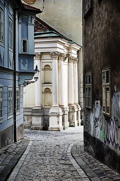 Canto de rua em Bratislava — Fotografia de Stock