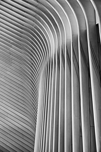 Architektoniczna Abstrakcja w Nowym Jorku w czerni i bieli — Zdjęcie stockowe