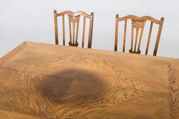 Столовые комплекты винтажные стулья — стоковое фото