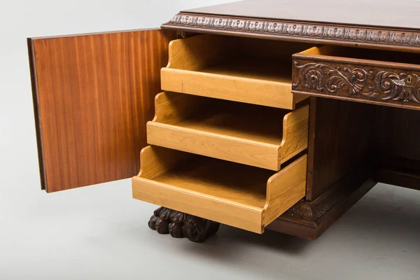 Mesas mesas de madeira antiga — Fotografia de Stock