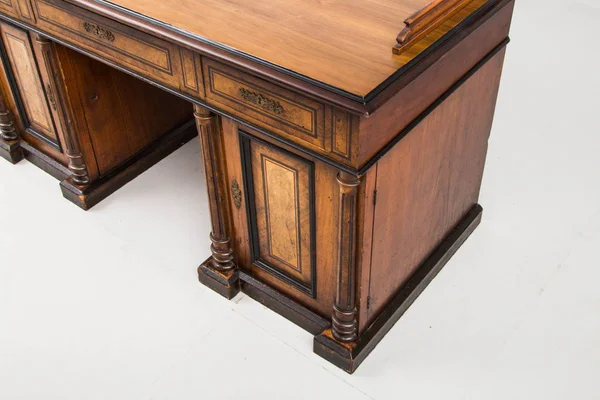 Desks tables antique wood — Stock Photo, Image