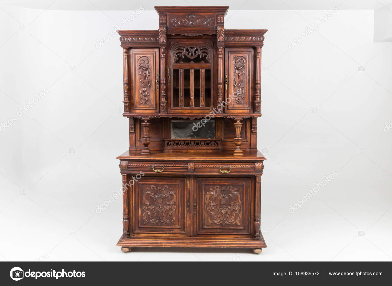Antikes Holz Kommoden Stockfoto Jbgroup 158939572