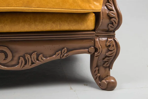 armchair antique leather
