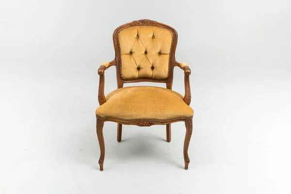 Antique Leather armchair  with shadows