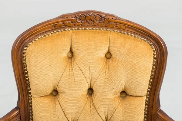 Antique Leather armchair  with shadows