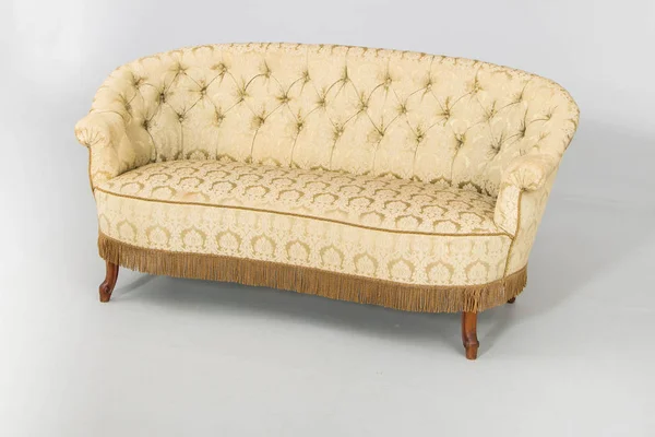 Sofás settees conjuntos de couro sofás de canto — Fotografia de Stock