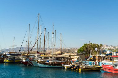 Eilat, İsrail 7 Kasım 2017: Panoramik Merkezi beach, Eilat - ünlü tatil ve eğlence şehir İsrail tarih