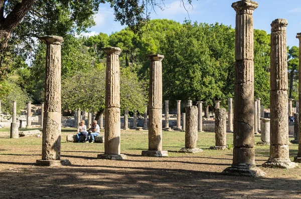 Olympia Griekenland Oktober 2017 Ruïnes Van Het Oude Olympia Site — Stockfoto