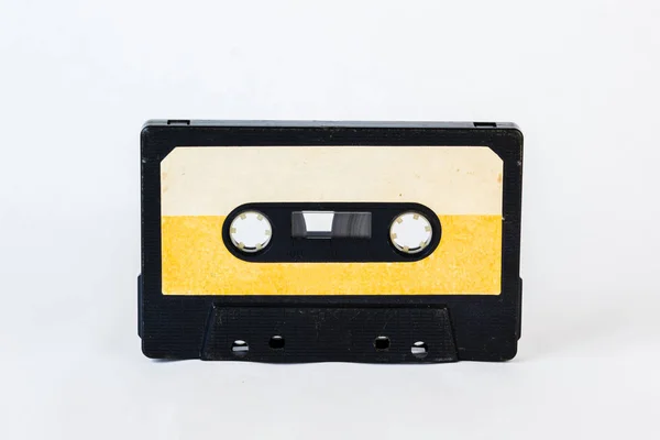 Stare kasety audio na białym tle. Reco historyczne — Zdjęcie stockowe