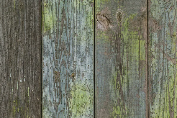 Фон зелені пофарбовані старі дошки — стокове фото