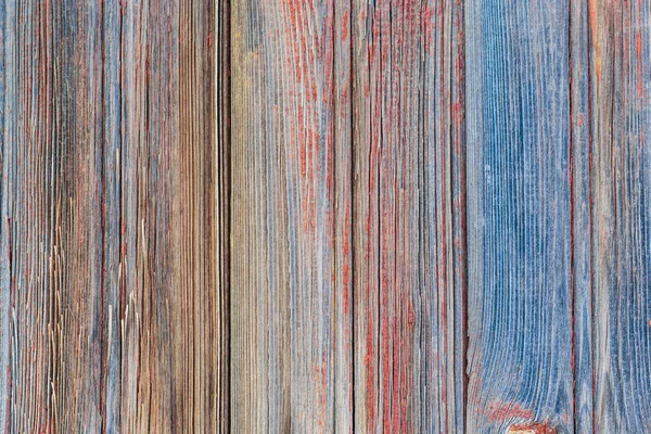 Rusztikus régi fából készült fal fakó festék. — Stock Fotó