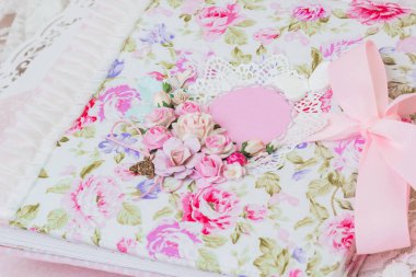 Ev yapımı albüm / klasör. Scrapbooking, DIY.