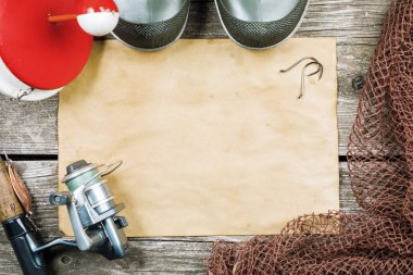 Dişli Balık tutma. arka plan resmi.