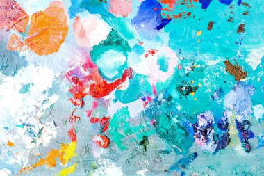 Parlak yağlı boya paletinin arkaplan resmi.