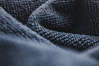 Kumaşın dokusu, kumaşın dokusunun dalgalı kıvrımları..