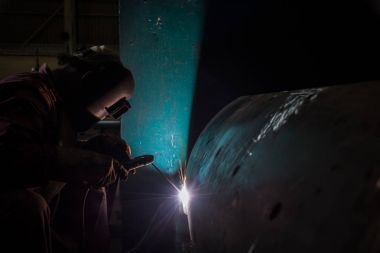 Onarım yedek parça Smaw işlem tarafından kaynak işçisi