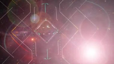 Arka plan. Fütüristik şekli.