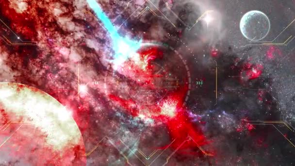 Forme futuriste. Fond coloré .