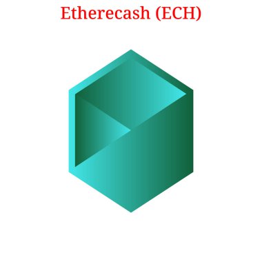 Etherecash (Ech) logo vektör